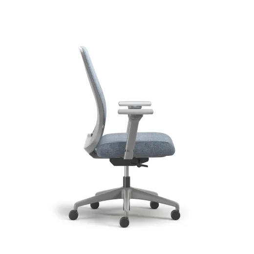 Bolton, Task Chair, High-Back, Upholstered, Side View