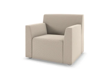 Hakr Club Chair, 3/4 view