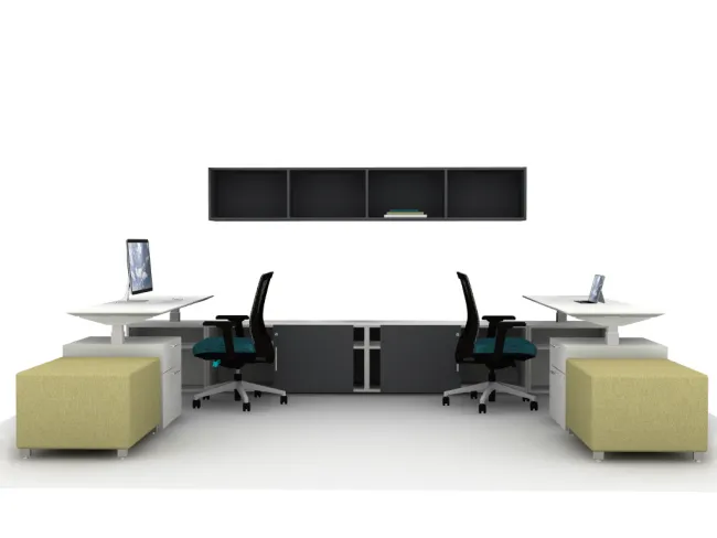 Calibrate Casegoods Shared Height Adjustable Office Ideastarter 5