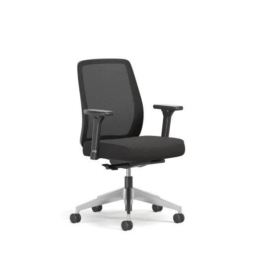 Bolton, Task Chair, Mid-Back, Mesh, 3/4 View