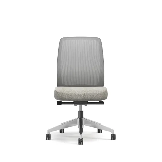 Bolton, Task Chair, Mid-Back, Mesh, No Arms, Front View