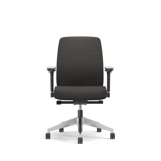 Bolton, Task Chair, Mid-Back, Upholstered, Front View