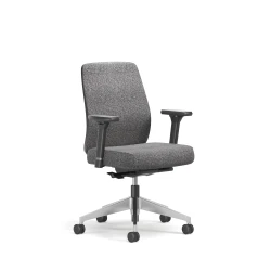 Bolton, Task Chair, Mid-Back, Upholstered, 3/4 View