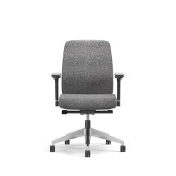 Bolton, Task Chair, Mid-Back, Upholstered, Front View