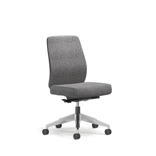 Bolton, Task Chair, Mid-Back, Upholstered, No Arms, 3/4 View