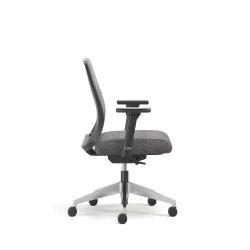 Bolton, Task Chair, Mid-Back, Upholstered, Side View