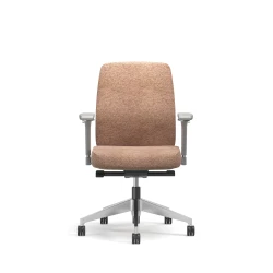 Bolton, Task Chair, Mid-Back, Upholstered, Front View
