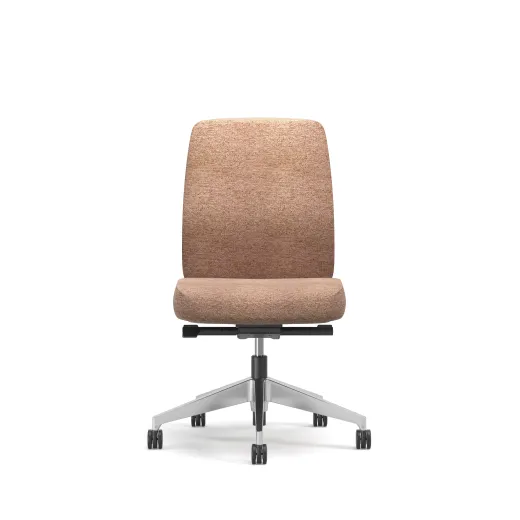 Bolton, Task Chair, Mid-Back, Upholstered, No Arms, Front View