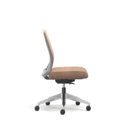 Bolton, Task Chair, Mid-Back, Upholstered, No Arms, Side View