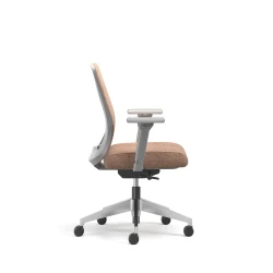 Bolton, Task Chair, Mid-Back, Upholstered, Side View