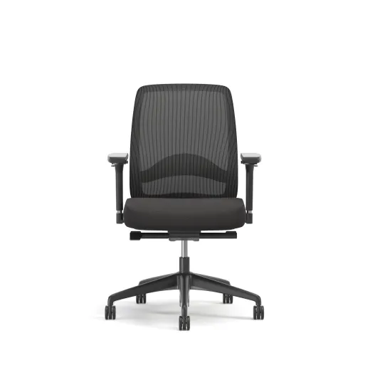 Bolton, Task Chair, Mid-Back, Mesh, Lumbar, Front View