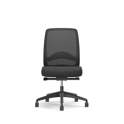 Bolton, Task Chair, Mid-Back, Mesh, Lumbar, No Arms, Front View