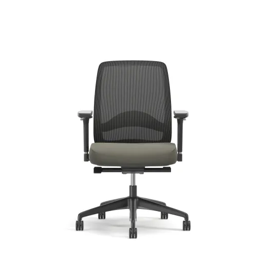 Bolton, Task Chair, Mid-Back, Mesh, Lumbar, Front View