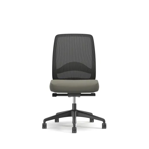 Bolton, Task Chair, Mid-Back, Mesh, Lumbar, No Arms, Front View
