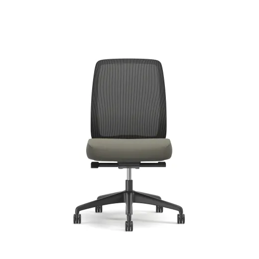 Bolton, Task Chair, Mid-Back, Mesh, No Arms, Front View