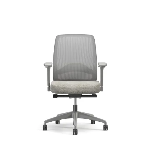 Bolton, Task Chair, Mid-Back, Mesh, Lumbar, Front View