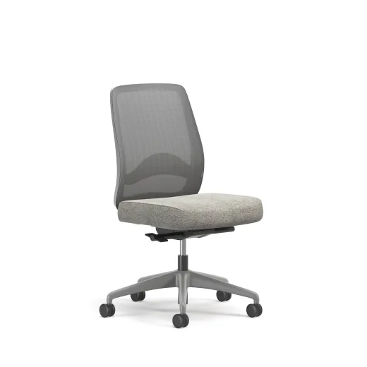 Bolton, Task Chair, Mid-Back, Mesh, Lumbar, No Arms, 3/4 View