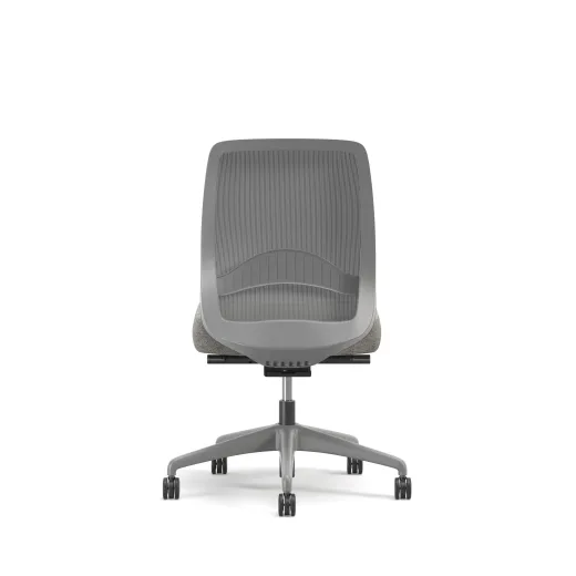 Bolton, Task Chair, Mid-Back, Mesh, Lumbar, No Arms, Back View
