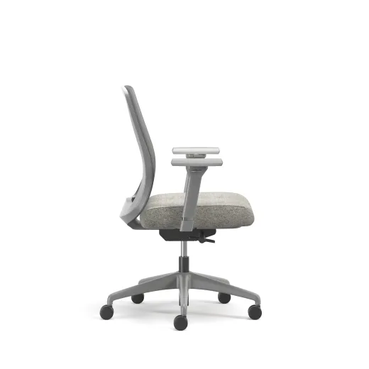 Bolton, Task Chair, Mid-Back, Mesh, Lumbar, Side View