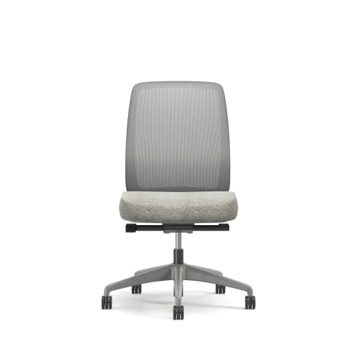 Bolton, Task Chair, Mid-Back, Mesh, No Arms, Front View