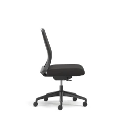 Bolton, Task Chair, Mid-Back, Upholstered, No Arms, Side View