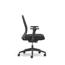 Bolton, Task Chair, Mid-Back, Upholstered, Side View