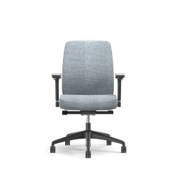 Bolton, Task Chair, Mid-Back, Upholstered, Front View