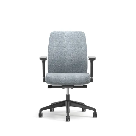 Bolton, Task Chair, Mid-Back, Upholstered, Front View