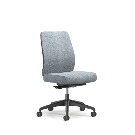 Bolton, Task Chair, Mid-Back, Upholstered, No Arms, 3/4 View