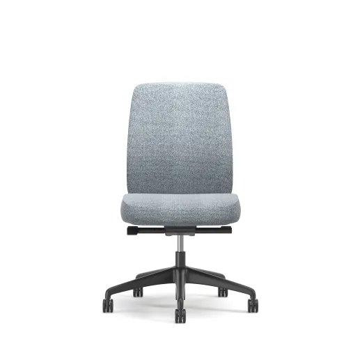 Bolton, Task Chair, Mid-Back, Upholstered, No Arms, Front View