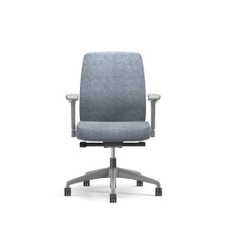 Bolton, Task Chair, Mid-Back, Upholstered, Front View
