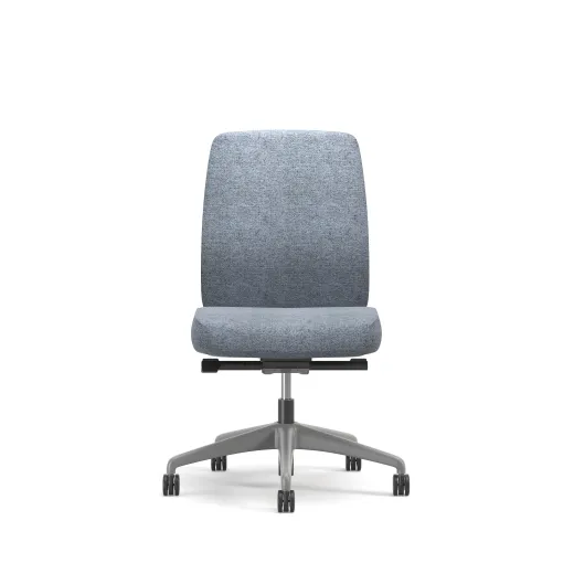 Bolton, Task Chair, Mid-Back, Upholstered, No Arms, Front View