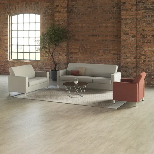 NV family of seating with Prisma Table