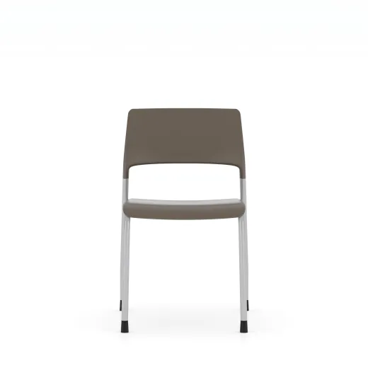 Pierce Stack chair in Brownstone, straight on view