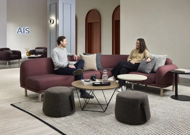 AIS NY Showroom, Soft Modular, Ottomans, Prisma
