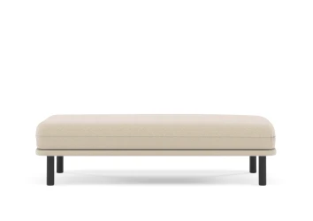Soft 2-seater ottoman