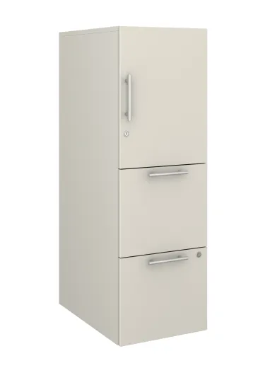 Calibrate Series Storage Tower in AIS Summer Drops Laminate with Bar Pull