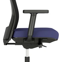 Upron up-close side view of arms, alta Mirage Aegean seat