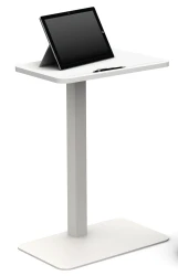Laptop Table with Glacial White surface