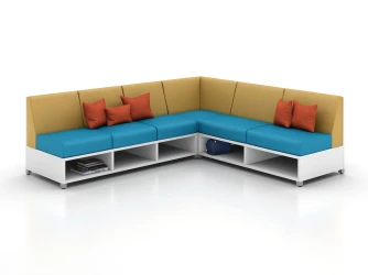 LB Low Back Lounge with Corner Application